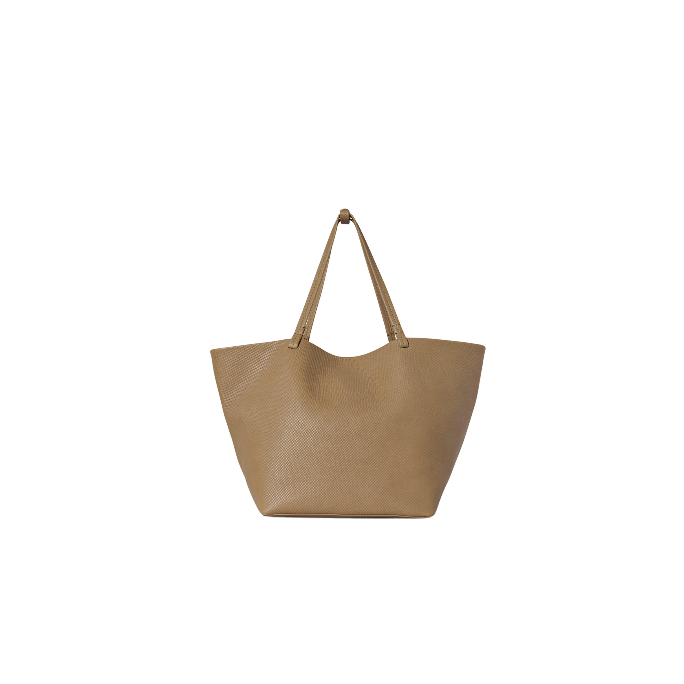 The R0w XL PARK TOTE BAG IN LEATHER LIGHT TAUPE W1201L72SLTPL (53*36*30cm) Master Quality